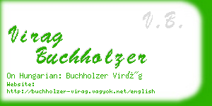 virag buchholzer business card